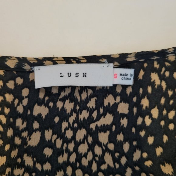 Lush black dress with beige detail size S - Picture 4 of 4